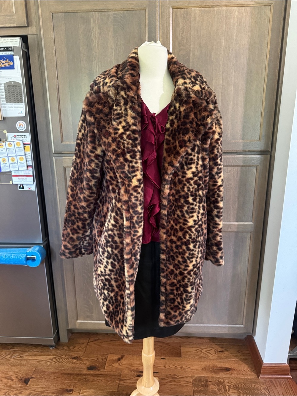 Jolie & Joy faux fur coat